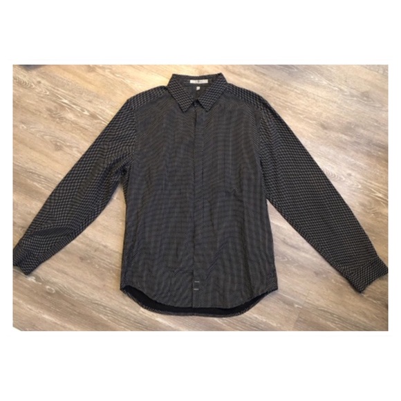 7 For All Mankind microprint button down ❤️HP❤️ - Picture 3 of 4